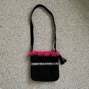 EUC - Breast Cancer Awareness Quilted Crossbody Bag